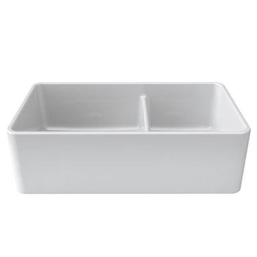 Latoscana LTD3319W Farmhouse Kitchen Sink in FIRECLAY Finish Kitchen Sink Latoscana